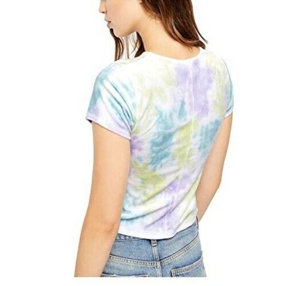 COPY - Free People Women Short Sleeve Cropped Top… - Picture 3 of 6